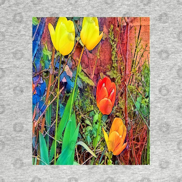 The tulips - flowers by All my art